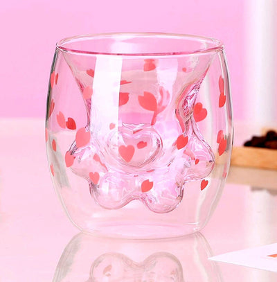 A cat paw shaped cup