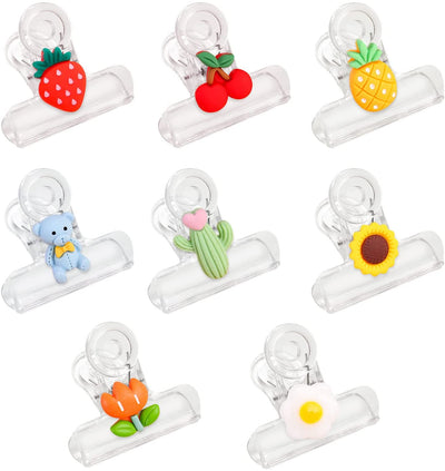 Happy Cute Plastic Clips (1 random design piece)