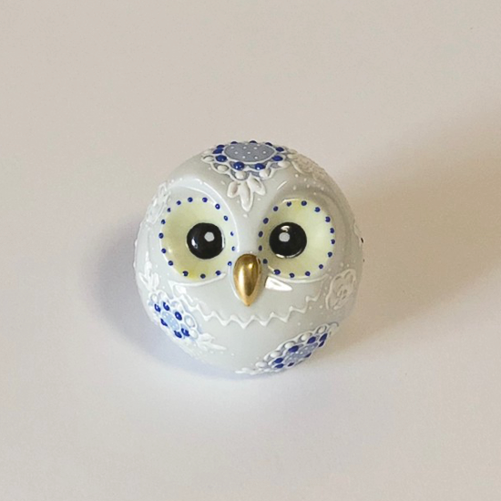 KUTANIYAKI Owl "HAKUMORI" (Size No.2.2)
