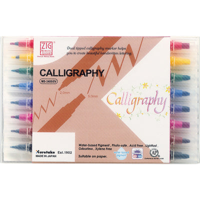 Zig Memory System Calligraphy - 8 Colour Set