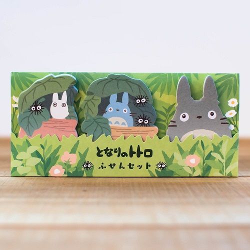 Studio Ghibli My Neighbor Totoro Die Cut Sticky Notes - Set of 3