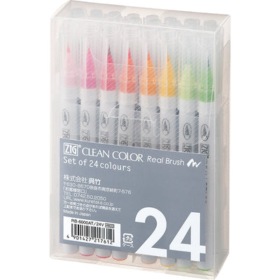 Zig Clean Color Real Brush - 24 Colour Set