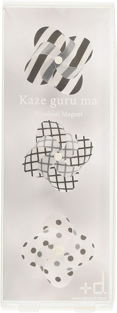 '+d Kaze Guru Ma Pinwheel Magnet - Pack of 3